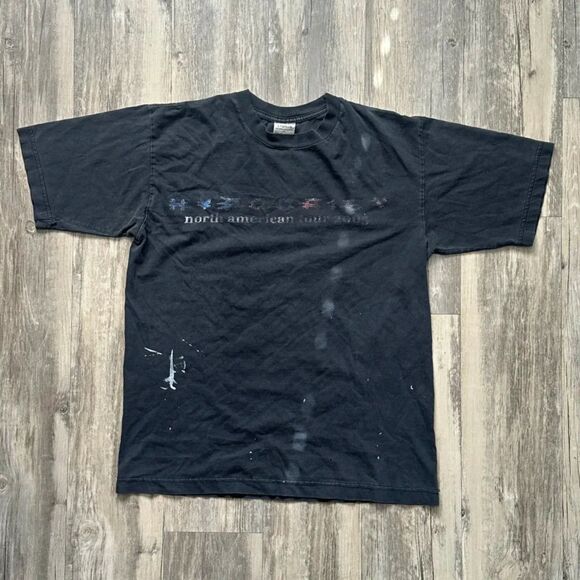 Vintage 2005 Hypocrisy North American Tour T Shirt Size M Swedish Metal Band - Picture 3 of 6